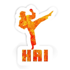 Hai Aufkleber Karateka Image