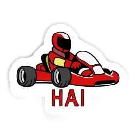Autocollant Hai Kart Image