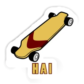 Hai Sticker Skateboard Image