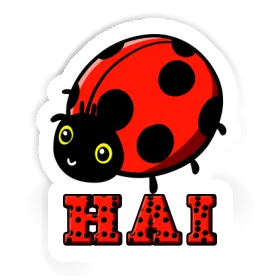 Hai Aufkleber Marienkäfer Image