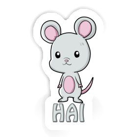 Autocollant Souris Hai Image