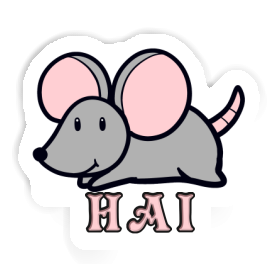 Hai Autocollant Souris Image