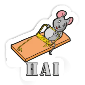 Autocollant Hai Souris Image