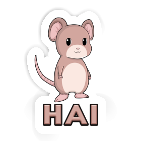 Hai Autocollant Souris Image