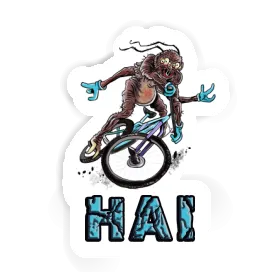 Sticker Mountainbiker Hai Image