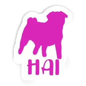 Hai Aufkleber Mops Image