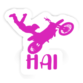 Sticker Motocross-Fahrer Hai Image