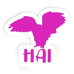 Aufkleber Hai Eule Image