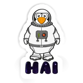 Hai Autocollant Astronaute Image