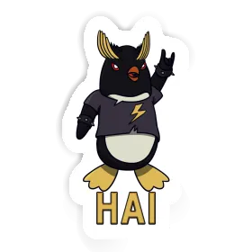 Hai Autocollant Pingouin Image