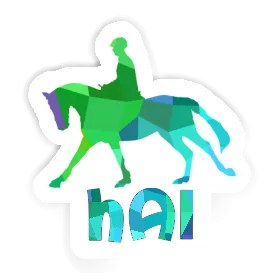Sticker Horse Rider Hai Image