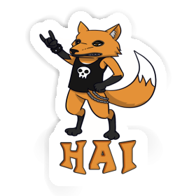 Hai Autocollant Renard Image