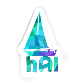 Hai Sticker Segelboot Image
