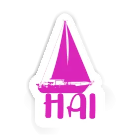 Hai Sticker Segelboot Image