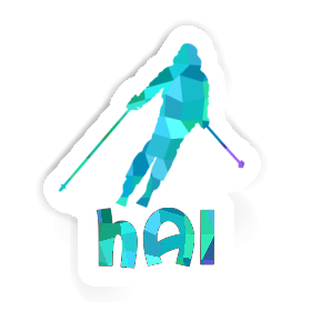 Autocollant Skieuse Hai Image