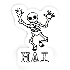 Hai Sticker Skelett Image