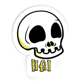 Totenkopf Sticker Hai Image