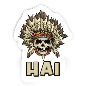 Hai Sticker Kinder Totenkopf Image