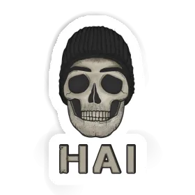 Totenkopf Sticker Hai Image
