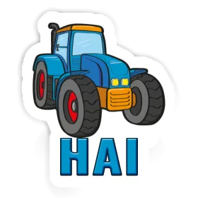Autocollant Tracteur Hai Image