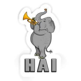 Aufkleber Hai Elefant Image