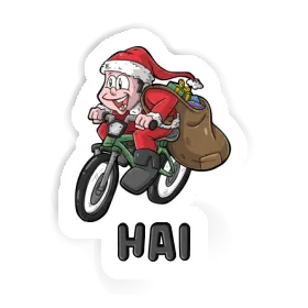 Hai Aufkleber Velofahrer Image