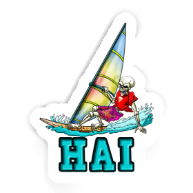 Windsurfer Sticker Hai Image