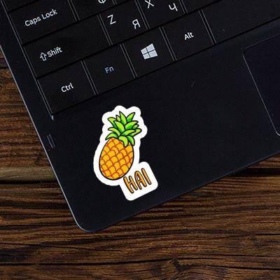 Pineapple Sticker Hai Notebook Image