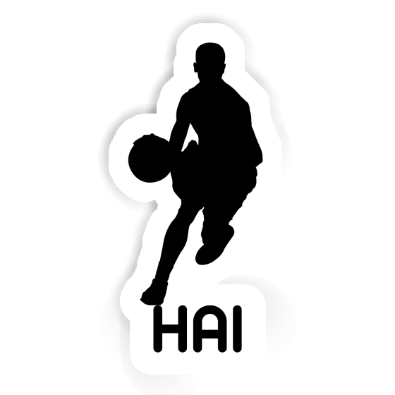 Autocollant Hai Joueur de basket-ball Notebook Image