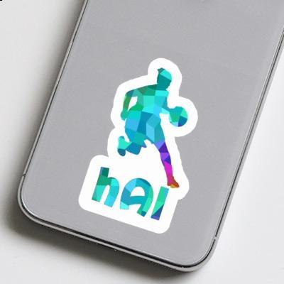 Basketball Player Sticker Hai Laptop Image
