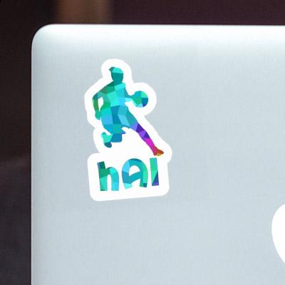 Basketball Player Sticker Hai Laptop Image