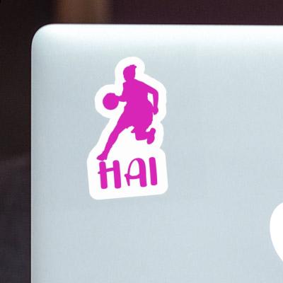 Sticker Basketballspielerin Hai Image