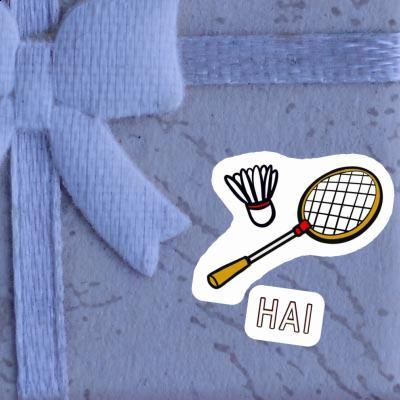 Hai Sticker Badminton Racket Laptop Image