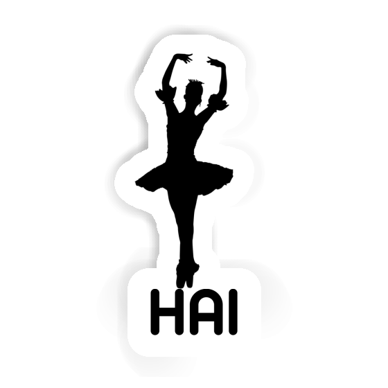 Autocollant Ballerine Hai Laptop Image