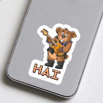 Autocollant Hai Ours rockeur Notebook Autocollant Hai Ours rockeur Notebook Image