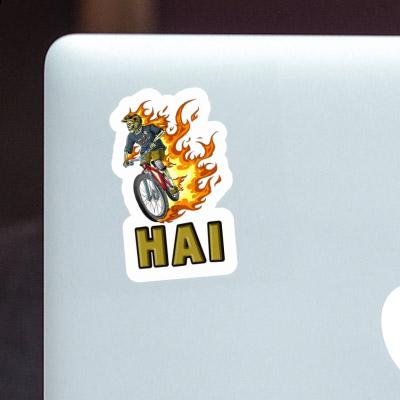 Mountainbiker Sticker Hai Notebook Image