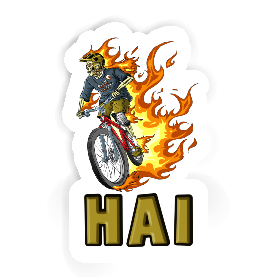 Mountainbiker Sticker Hai Image