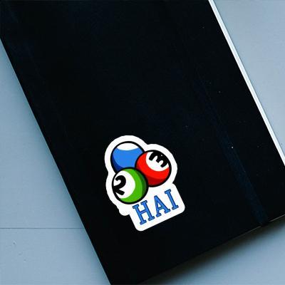 Sticker Billiard Ball Hai Laptop Sticker Billiard Ball Hai Laptop Image