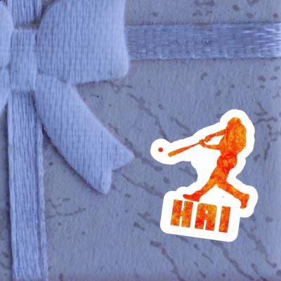 Sticker Hai Baseballspieler Laptop Image