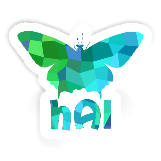 Papillon Autocollant Hai Image