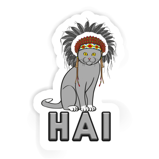 American Indian Sticker Hai Image