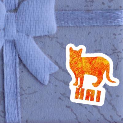 Hai Autocollant Chat Notebook Image