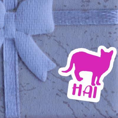 Sticker Katze Hai Notebook Image