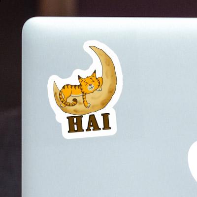 Hai Sticker Sleeping Cat Image