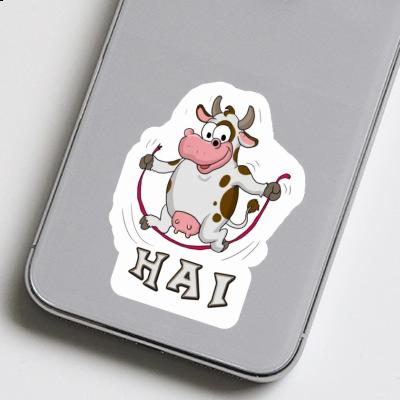 Vache Autocollant Hai Laptop Image