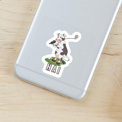 Autocollant Hai Vache Notebook Image