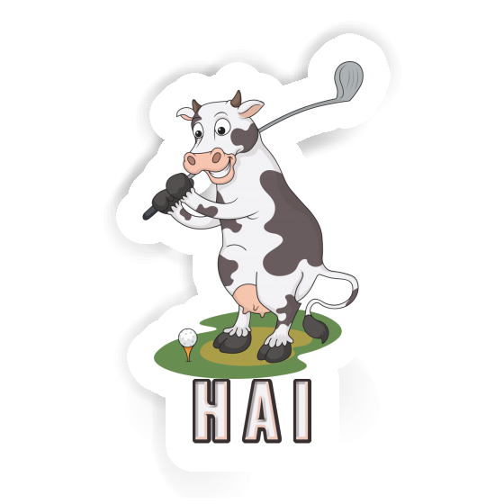 Autocollant Hai Vache Laptop Image