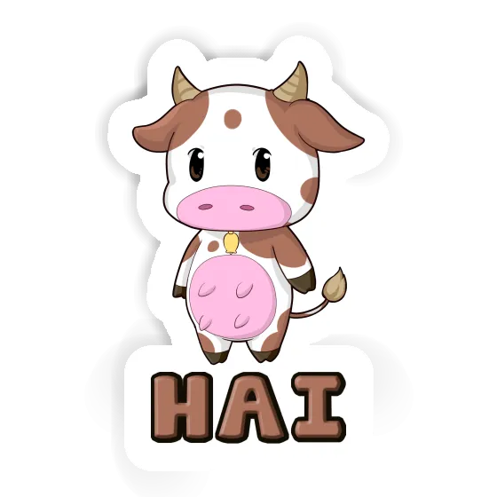 Sticker Cow Hai Image