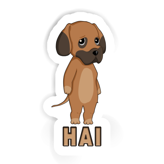 Hai Autocollant Dogue allemand Laptop Image
