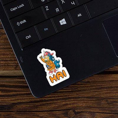 Sticker Hai Hip-Hop Einhorn Image
